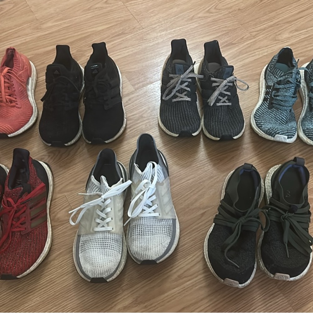 Adidas Women's Ultraboost - Red, Black, Gray, White 8.5